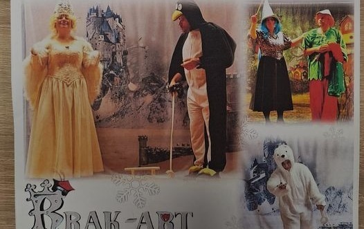 Zdjęcie do BPGE w Nowej Wsi Ełckiej oraz Studio Teatralne KRAK ART zapraszają dzieci dn. 27.01.2023 r. na spektakl "Zimowa opowieść".